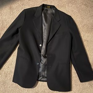 Navy Blue Sports Coat. Size 16 Reg. Brand is Claiborne